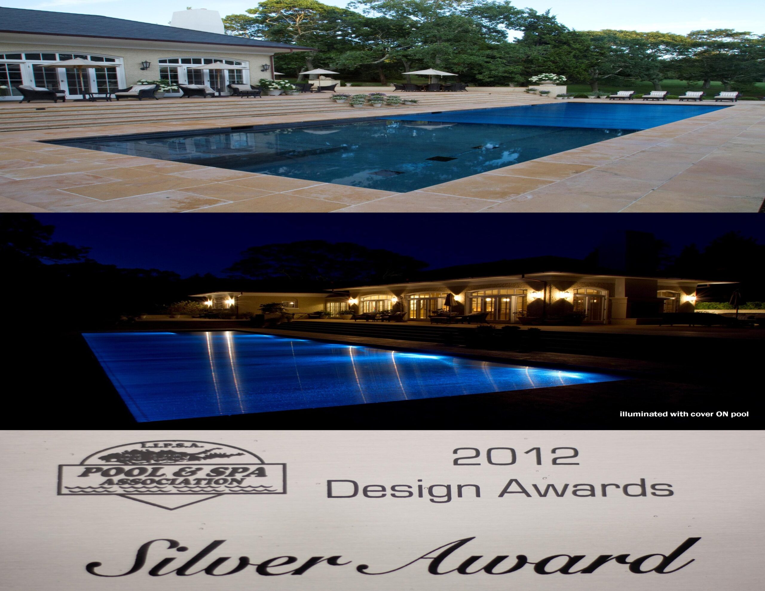 Covertech Grando automatic rigid pool cover LongIsland Pool _ SPA Pool Cover Silver Award 2012