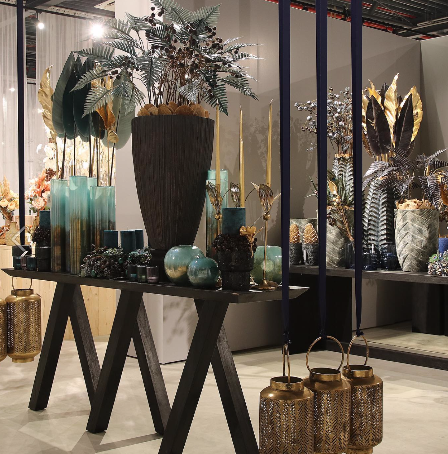 Metal Candle Holder Set of Three - Image 3